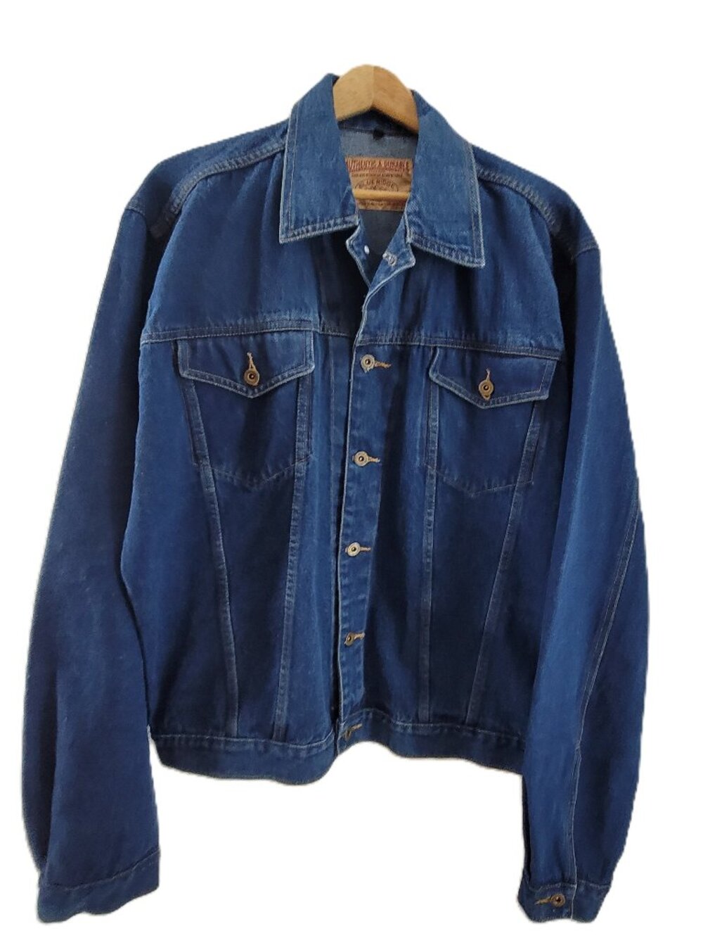 Blue Ridge Denim Jacket Mens XXL Blue Jean Authentic Durable Levis Trucker Style